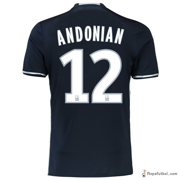 Camiseta Marsella Replica Segunda Ropa Andonian 2016/17 Negro